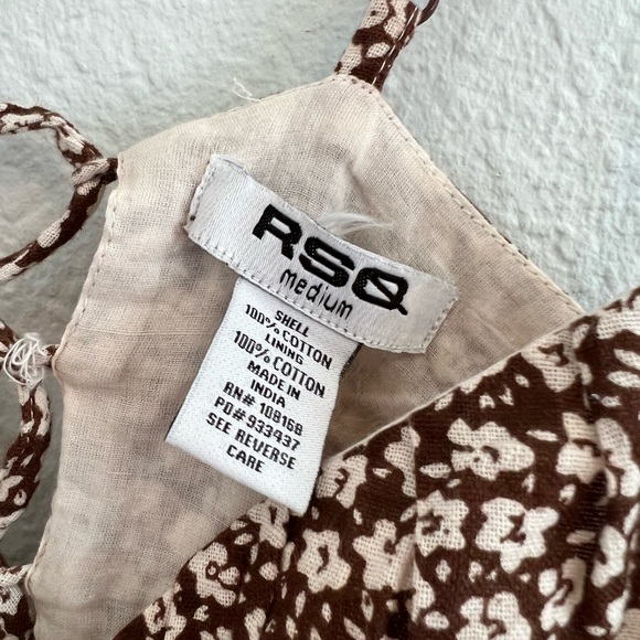 Adjustable Brown Flower Top - Picture 5 of 5